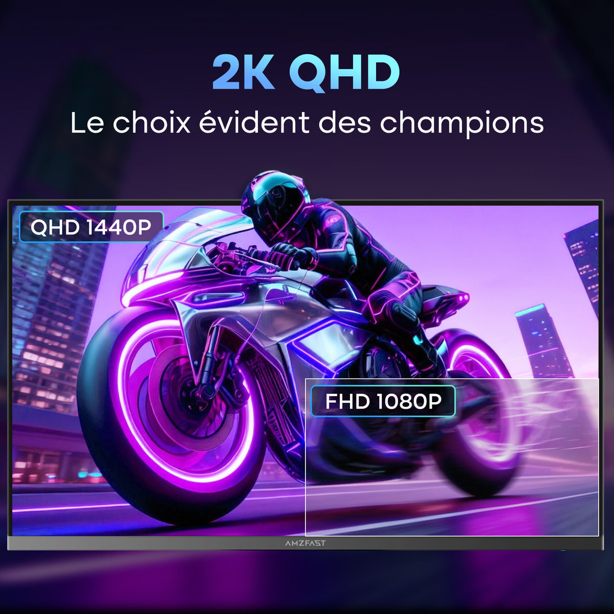 AMZG27F5Q, 27 Zoll Gaming Monitor QHD 2560x1440p 200Hz