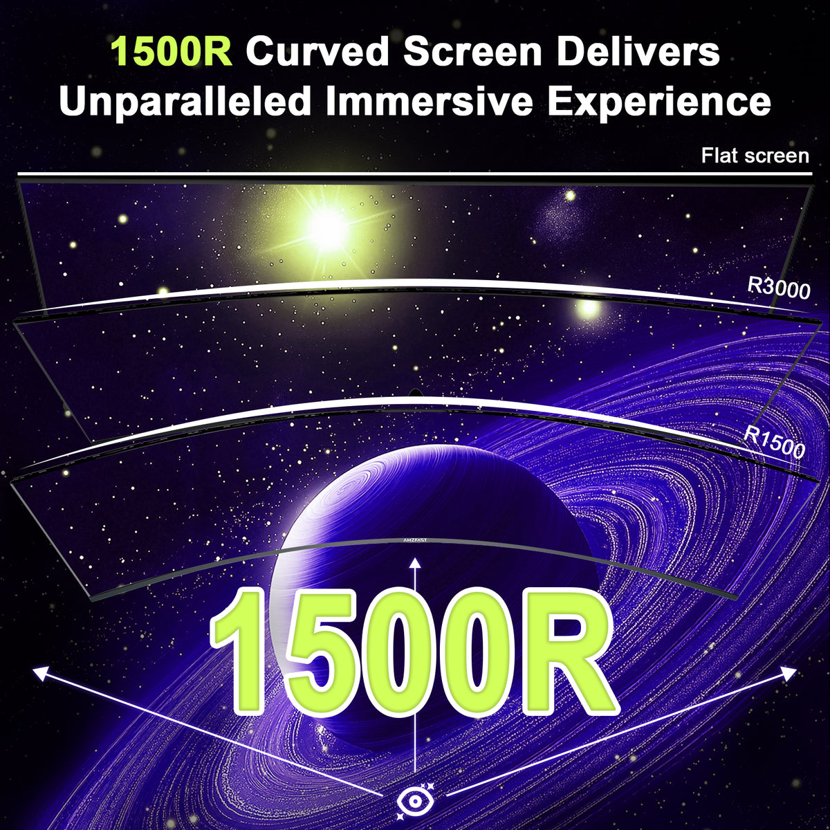 AMZG49C7U, 49" Super Ultrawide Curved Gaming Monitor DQHD 5120x1440 120Hz