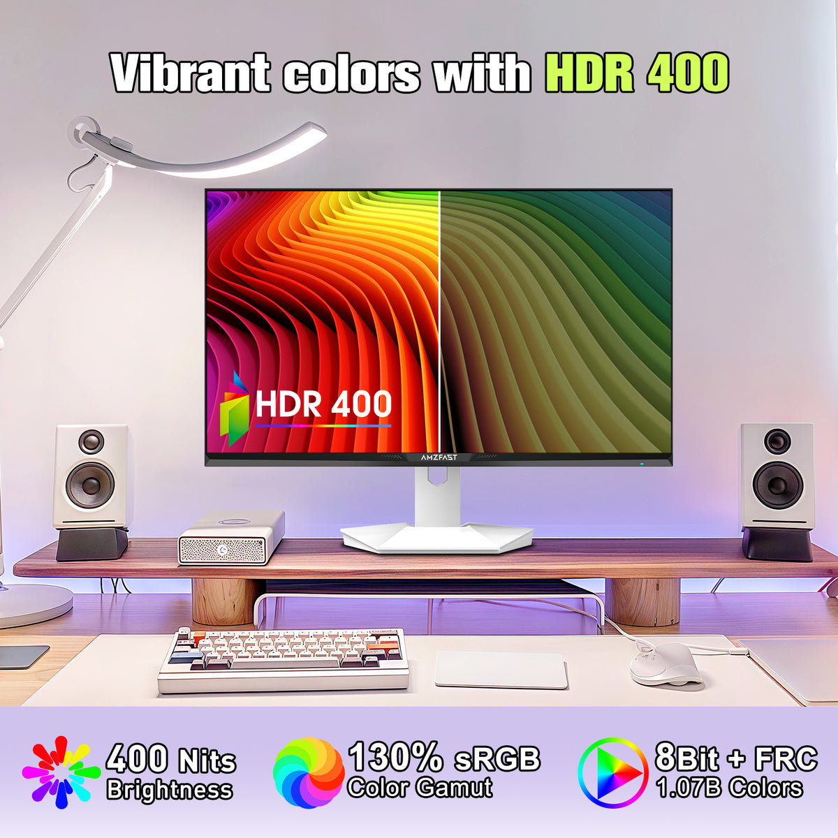 AMZG27F6Q, 27" Gaming Monitor QHD 2560x1440p 200Hz