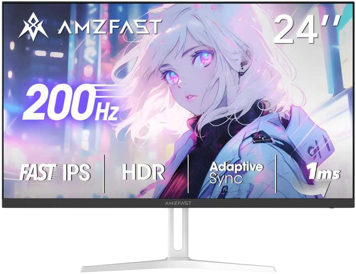AMZG24X1W - 24inch White Gaming Monitor 200Hz