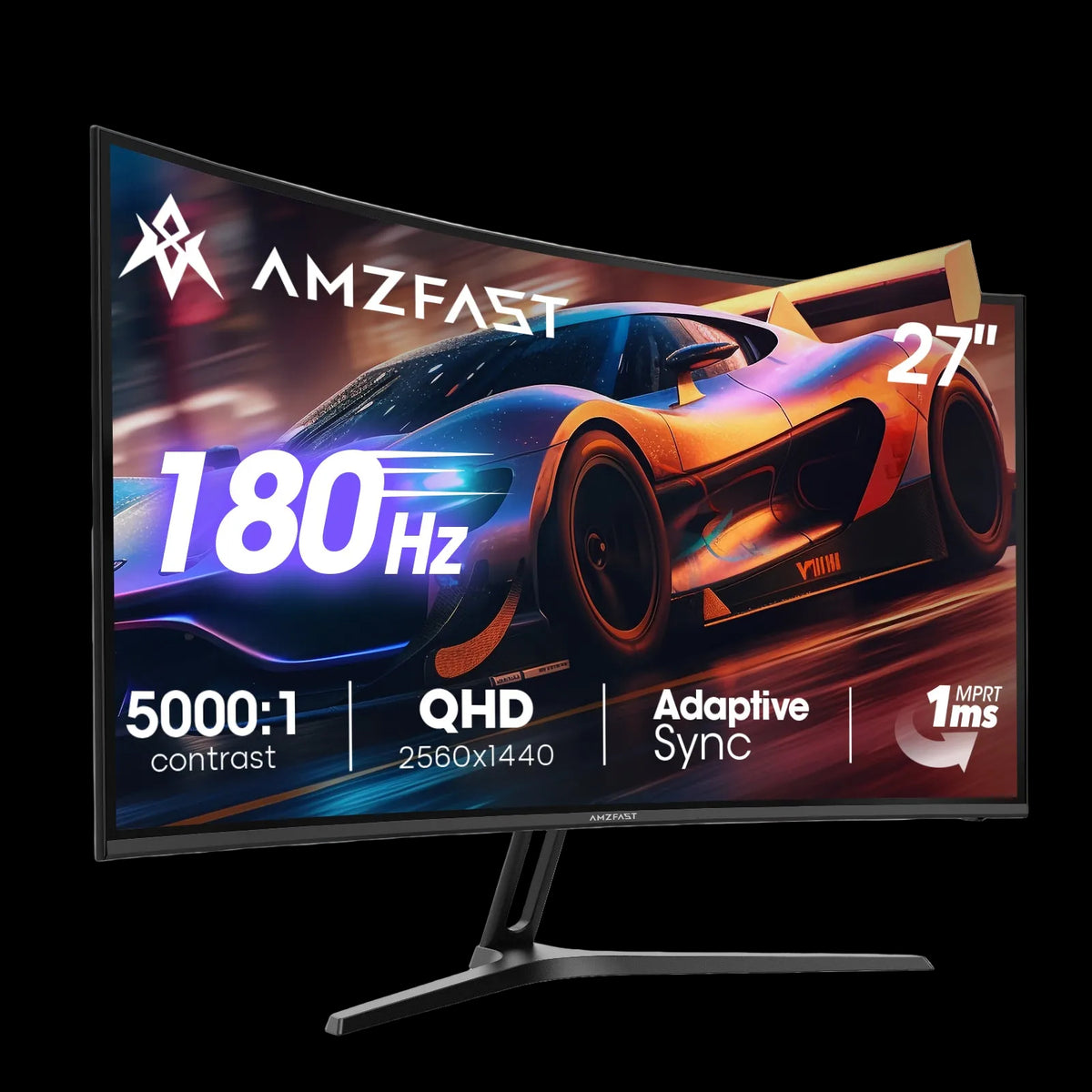 AMZG27C1Q, 27" Curved Gaming Monitor 180Hz QHD