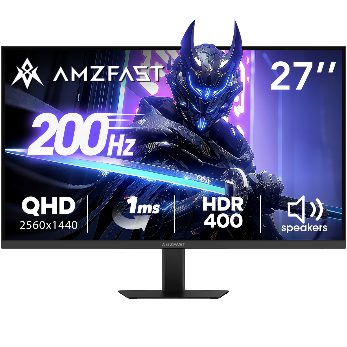 AMZG27F5Q, 27" Gaming Monitor QHD 2560x1440p 200Hz