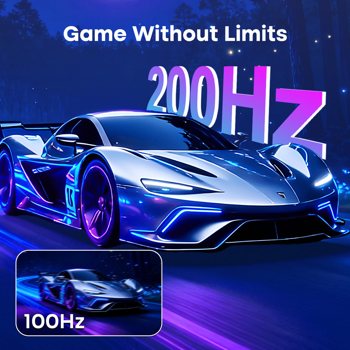 AMZG27F6Q, 27 Zoll Weißer Gaming Monitor 200Hz WQHD
