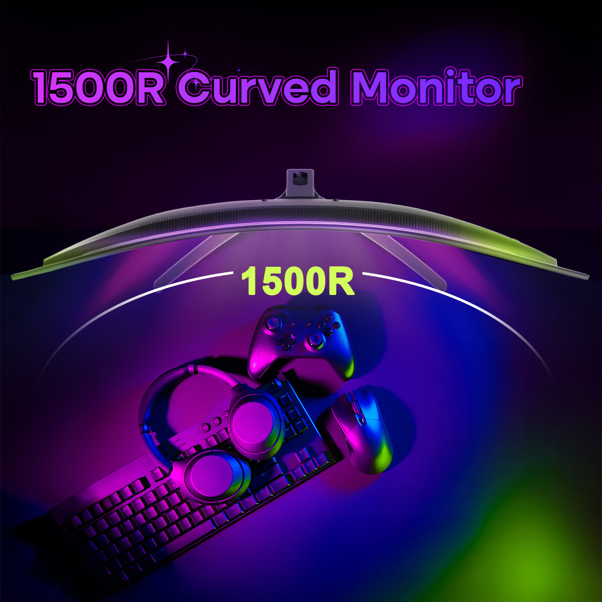 AMZG32C1Q, 32 Zoll Curved Gaming Monitor 180Hz QHD