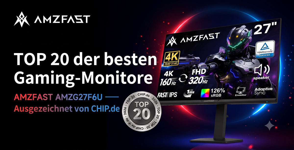 AMZFAST AMZG27F6U unter den Top 20 der besten Gaming-Monitore laut CHIP.de