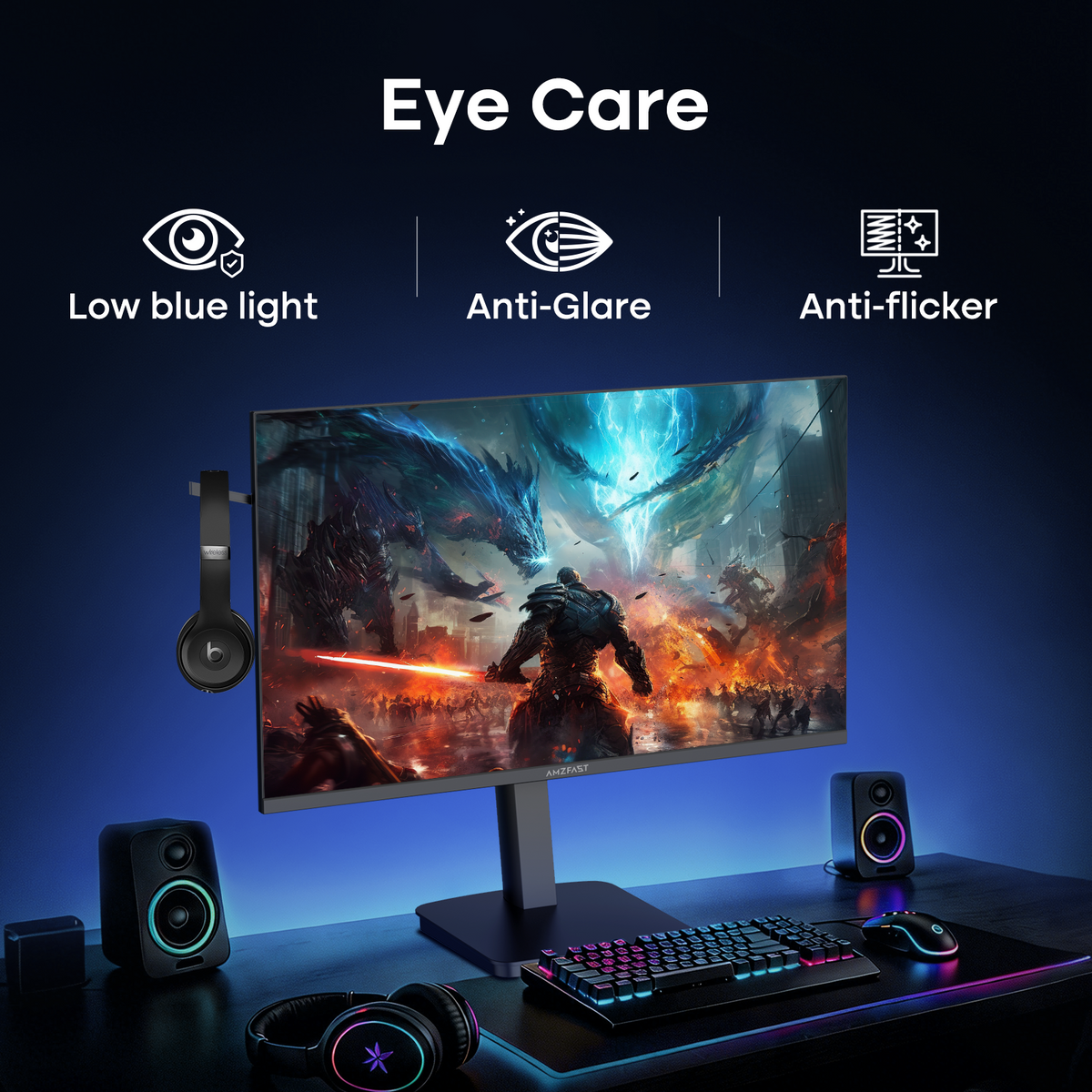 AMZG27F5Q Pro, 27" Gaming Monitor 280Hz WQHD 3440x1440p 280Hz
