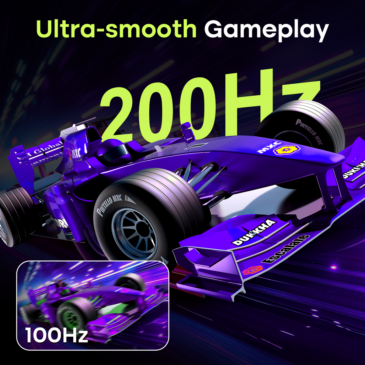 AMZG27F5Q, 27" Gaming Monitor QHD 2560x1440p 200Hz