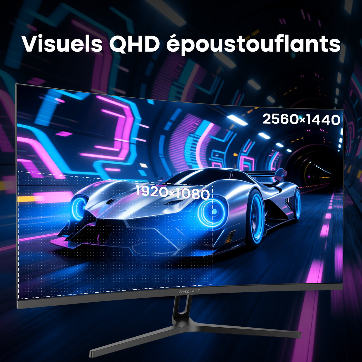 AMZG27C1Q Pro-280, 27" Curved Gaming Monitor QHD 2560x1440 280Hz