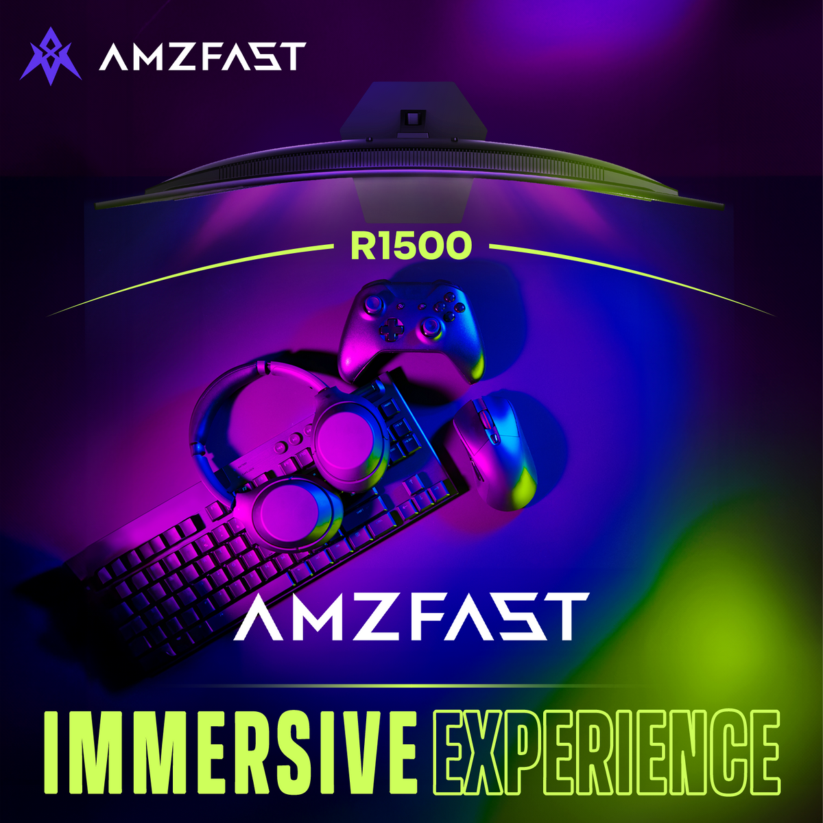 AMZG27C1, 27" Curved Gaming Monitor FHD 200Hz