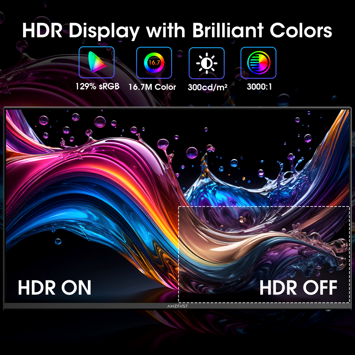 AMZG24X1, 24" Gaming Monitor FHD 200Hz