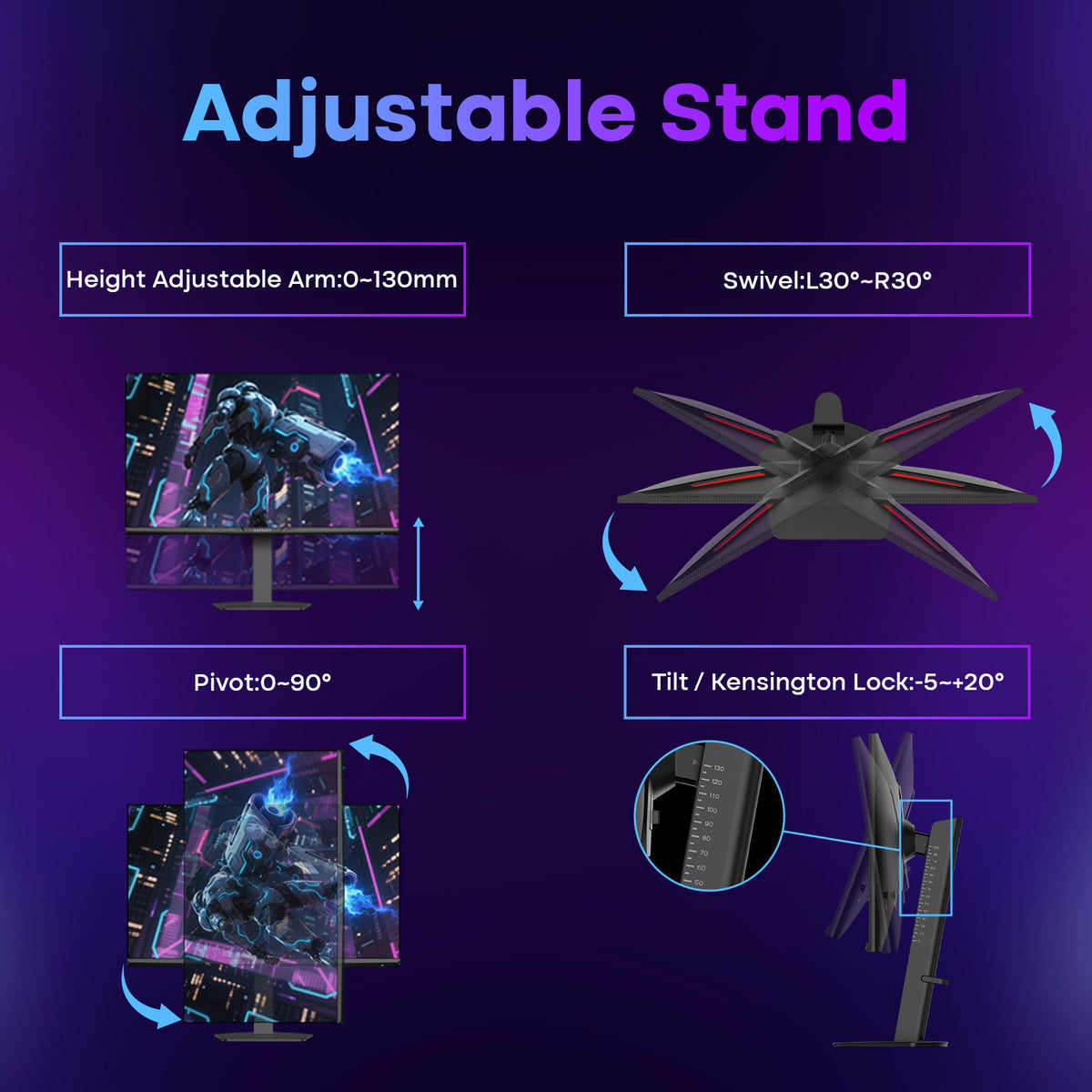 AMZG27F6U, 27" 4K Dual Mode Gaming Monitor UHD 160Hz or FHD 320Hz