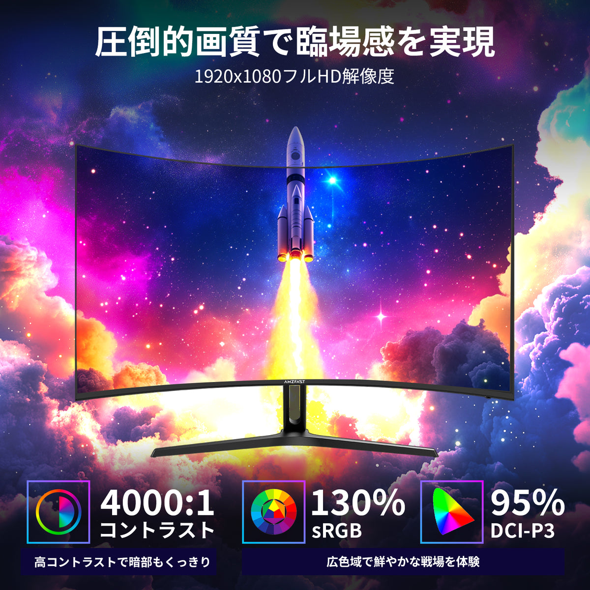 AMZG27C1 Pro - 27inch Curved Gaming Monitor 240Hz