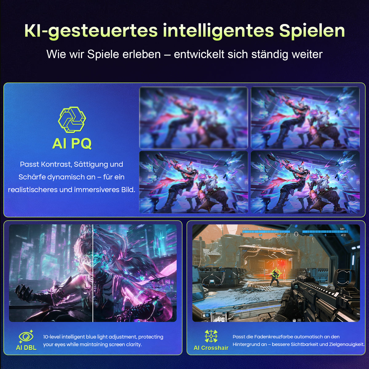 AMZG34C8 Pro, 34" Ultrawide Curved Gaming Monitor QHD 3440x1440p 240Hz