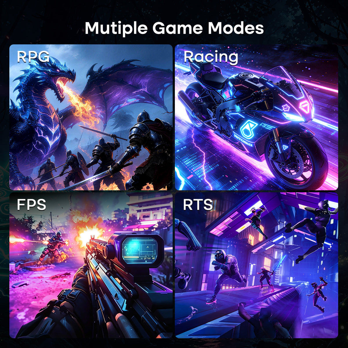 AMZG32C1F, 32" Curved Gaming Monitor 240Hz FHD