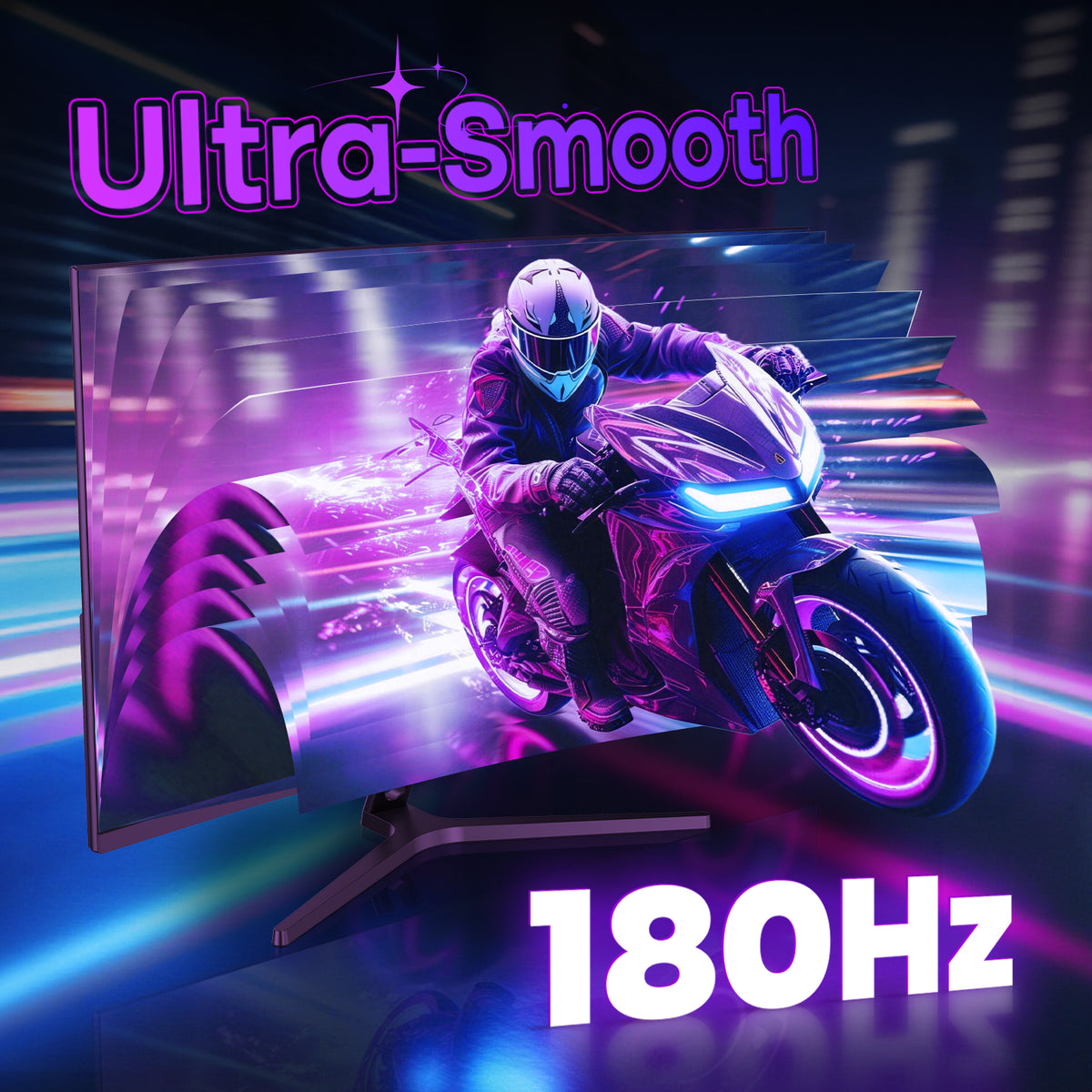 AMZG32C1Q, 32" Curved Gaming Monitor 180Hz QHD