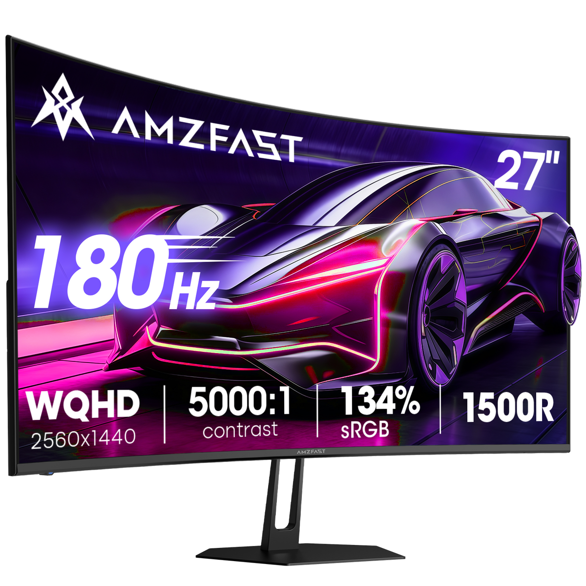 AMZG27C1Q, 27" Curved Gaming Monitor WQHD 2560x1440 180Hz
